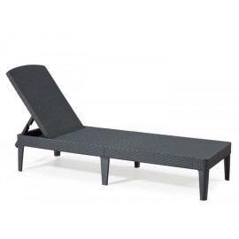 2 x Keter Jaipur Sun Loungers With Cushions and Cool Box