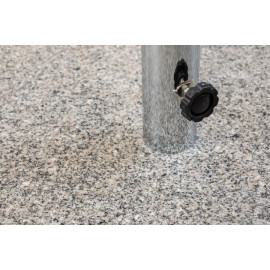 35kg Granite Parasol Base Square with Wheels