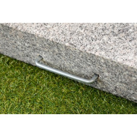 50kg Granite Parasol Base Square with Wheels & Handle