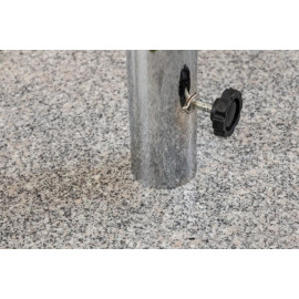 50kg Granite Parasol Base Square with Wheels & Handle