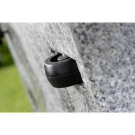 50kg Granite Parasol Base Square with Wheels & Handle