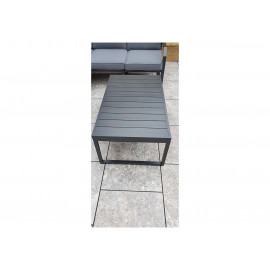 ALARNA Corner Sofa Grey in grey powder coat