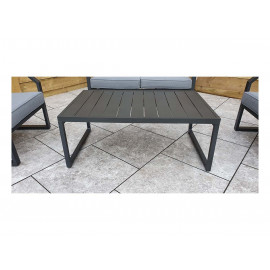 ALARNA Corner Sofa Set in grey powder coat