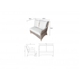 ALEXANDRA Corner Dining with Lift Table