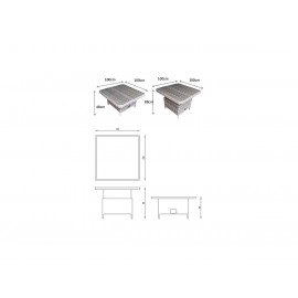 ALEXANDRA Corner Dining with Lift Table