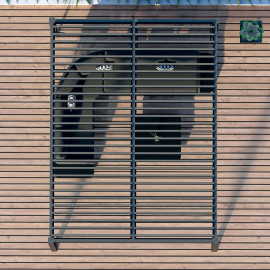 Pergola Aluminium Rectangular 30x40 with 4 Drop Sides / Grey