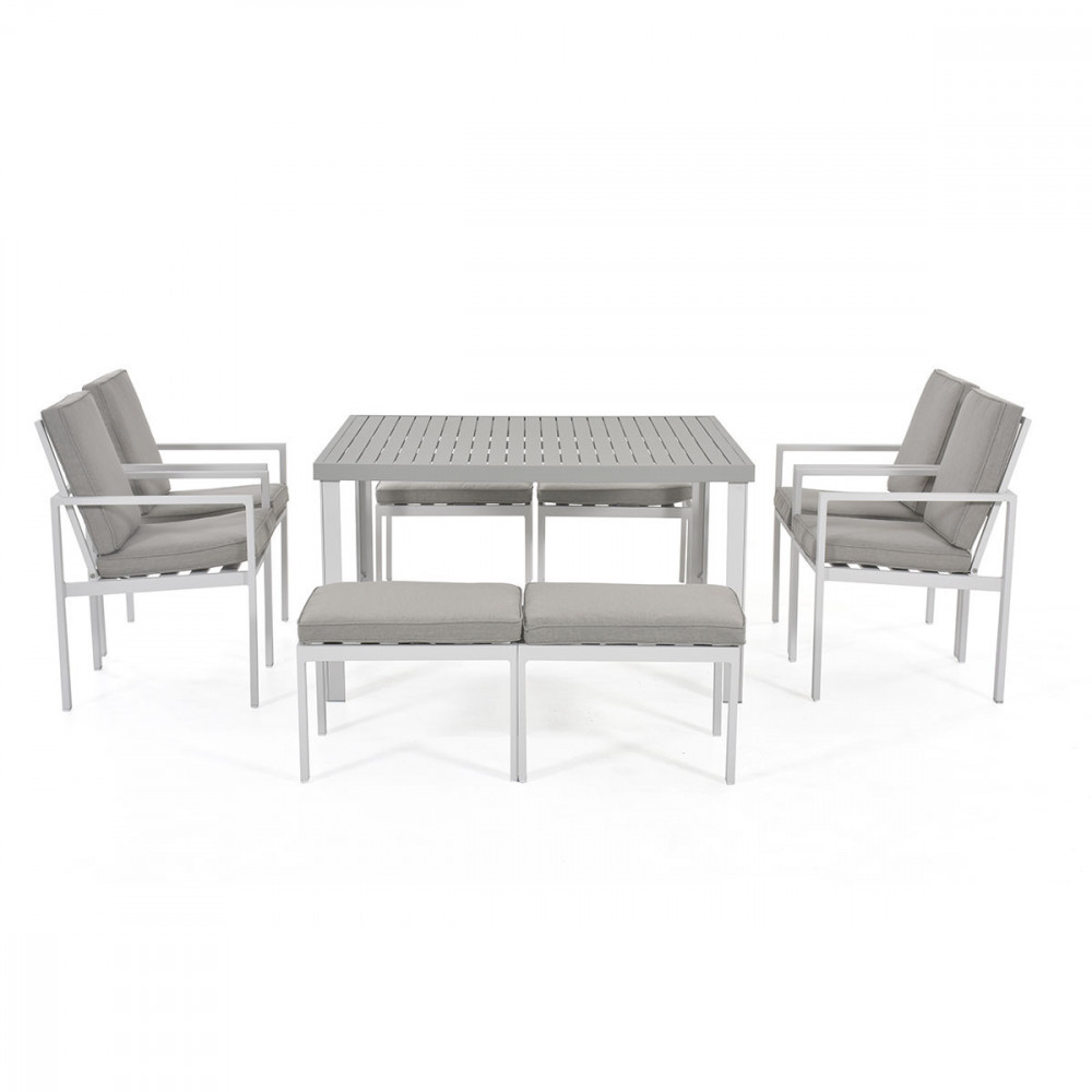 New York 9 Piece Cube Set / White