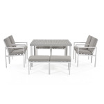 New York 9 Piece Cube Set / White