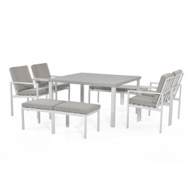 New York 9 Piece Cube Set / White