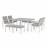 New York 9 Piece Cube Set / White