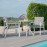 New York 3 Piece Bistro Set / White