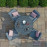 New York 4 Seat Round Dining Set / Grey