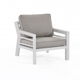 New York 8 Seat Oval Dining Set / White