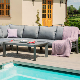 New York Corner Sofa Set / Grey
