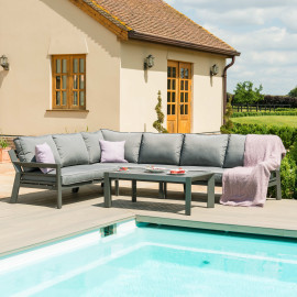 New York Corner Sofa Set / Grey