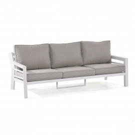 New York 3 Seat Sofa Set / White