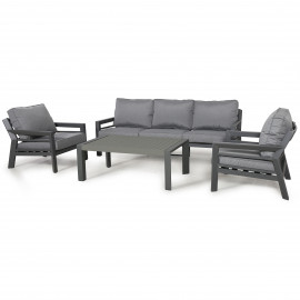 New York 3 Seat Sofa Set / Grey
