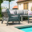New York 3 Seat Sofa Set / Grey
