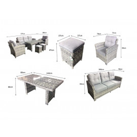 AMY Sofa Dining Set