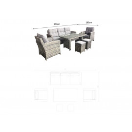 AMY Sofa Dining Set
