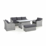 Ascot 3 Seat Sofa Dining Set with Rising Table