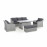 Ascot 3 Seat Sofa Dining Set with Rising Table