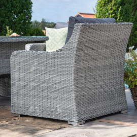 Ascot 3 Seat Sofa Dining Set with Rising Table