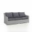 Ascot 3 Seat Sofa Dining Set with Rising Table