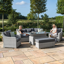 Ascot 3 Seat Sofa Dining Set with Rising Table