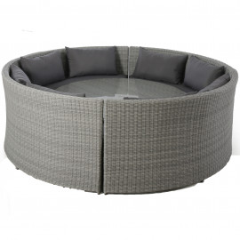 Ascot Round Sofa Dining Set with Rising Table