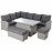 Ascot Rectangular Corner Dining Set with Rising Table