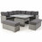 Ascot Deluxe Corner Dining Set with Rising Table & Ice Bucket