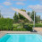 Zeus LED 3x3M Square Cantilever Parasol / Beige