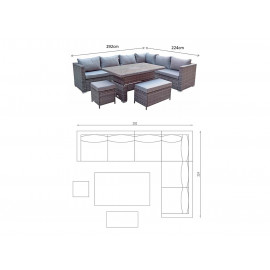 CATALINA Modular Corner Dining