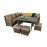 CHARLOTTE Corner Dining in Nature/Brown