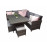 CHARLOTTE HDPE wood effect Corner Dining