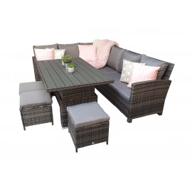 CHARLOTTE Corner Dining with Lift Table