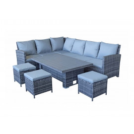 CHARLOTTE Corner Dining with Lift Table