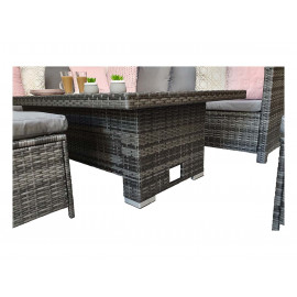 CHARLOTTE Corner Dining with Lift Table