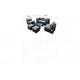 CHELSEA Modular Sofa Set