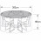 Outdoor Cover for 6 Seat Bar Set