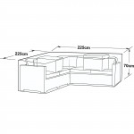 Outdoor Cover for Corner Group (L-Shaped)