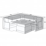 Outdoor Cover for Royal Corner Dining Set