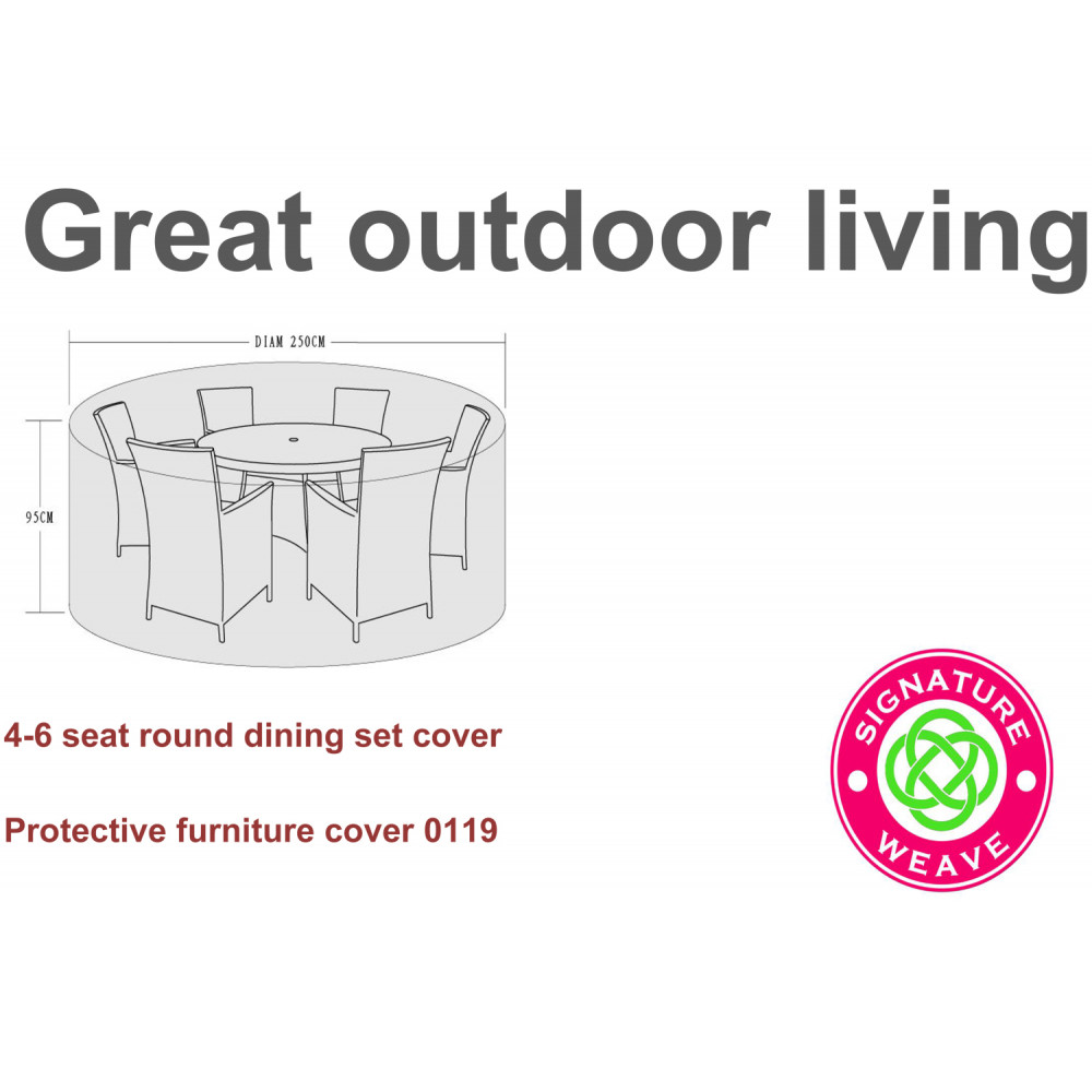 FURNITURE COVER - 4-6 seater dining