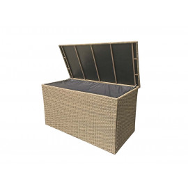 CUSHION BOX - Large Cushion Box Sarah Nature Weave