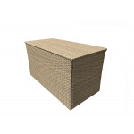 CUSHION BOX - Large Cushion Box Sarah Nature Weave