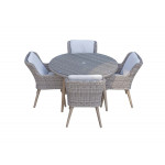 DANIELLE 4 Seat Dining Set