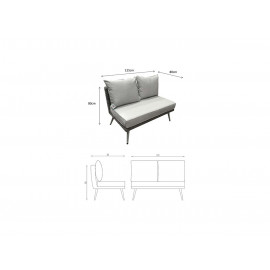DANIELLE U Shaped Corner Sofa Set