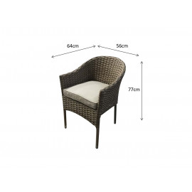 DARCEY Pair of Stacking Chairs