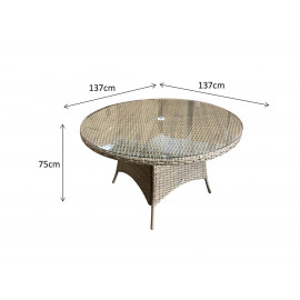 DARCEY Round Table 135 Dia